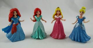 Disney Princess Magiclip Dolls Merida Ariel Cinderella Sleeping Beauty