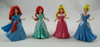 Disney Princess Magiclip Dolls Merida Ariel Cinderella Sleeping Beauty 2
