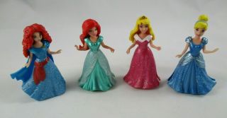 Disney Princess Magiclip Dolls Merida Ariel Cinderella Sleeping Beauty 3