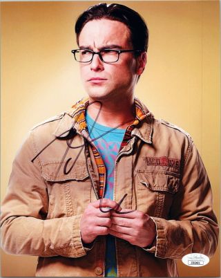 Johnny Galecki Authentic Signed " Leonard - Big Bang Theory " 8x10 Photo (jsa)