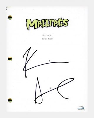 Kevin Smith Signed Autographed Mallrats Movie Script Screenplay Acoa