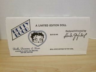 Betty Boop,  Limited Edition,  Series 1,  Dolls Dreams and Love,  1985, 2