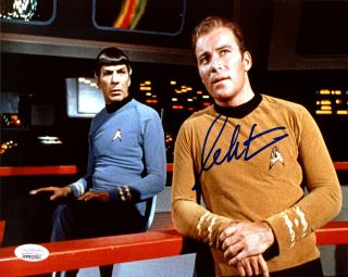 William Shatner Authentic Autographed Signed 8x10 Photo Star Trek Jsa 178306