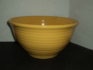 Vintage Bauer Pottery Ring Ware Rings Inside Yellow 12 Mixing Bowl