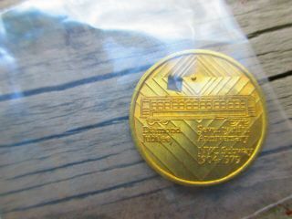 Error 1979 Vintage York City Subway 75th Anniversary Nyc Token Coin Pendant