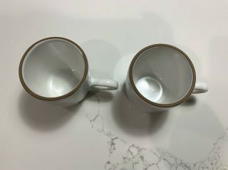 Heath Ceramics Studio Mugs S/2 Opaque White Second Quality Pre - Owned 3