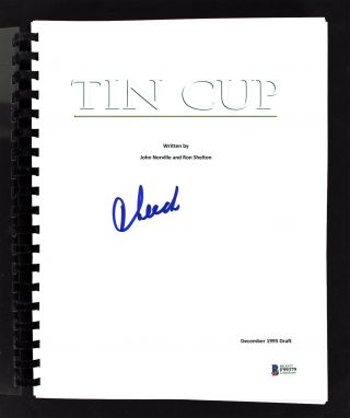 Cheech Marin Tin Cup Authentic Signed Movie Script Autographed Bas D99379