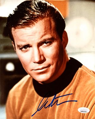 William Shatner Authentic Autographed Signed 8x10 Photo Star Trek Jsa 178305