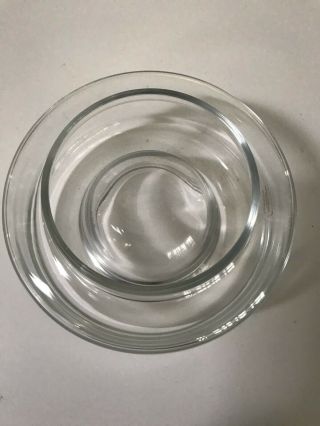 SASAKI Crystal Bowl - Orig Label.  5 x 4,  Rare & Unique 3