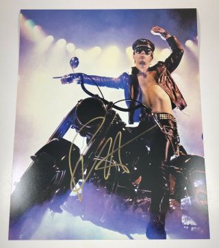 Rob Halford Judas Priest Signed Autographed 11x14 Photo