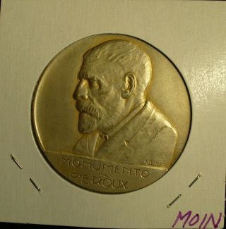 Uruguay Monumento Al Dr E Roux Medal