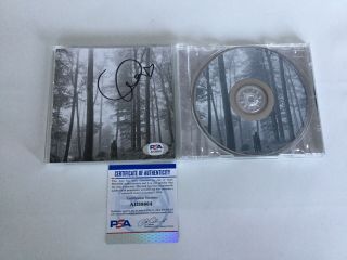 Taylor Swift Signed Autographed Folklore Cd Cover Psa Dna A