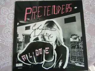 The Pretenders Alone Vinyl Lp Signed By Chrissie Hynde Proof