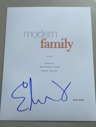 Modern Family Eric Stonestreet Signed 34 Page Full Tv Script Run For Your Wife