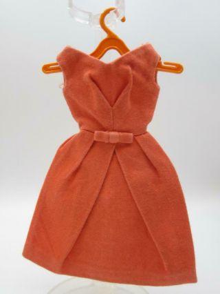Belle Dress Pak Clothing Orange Coral Barbie Midge Doll 1960s Near