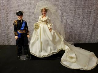 Princess Diana Prince Charles Royal Wedding Doll Set The Crown
