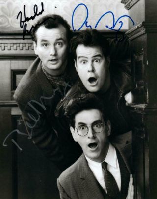 Dan Aykroyd Bill Murray Ramis 8x10 Signed Photo Autographed Picture Includes