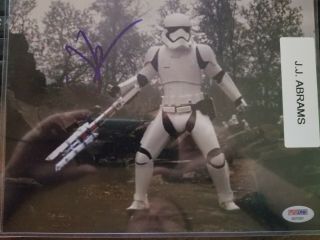 Jj J.  J.  Abrams Signed Autographed Star Wars Director 8x10 Photo Psa Dna