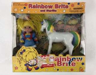 Rainbow Brite Doll And Starlite Figure Hallmark 2003