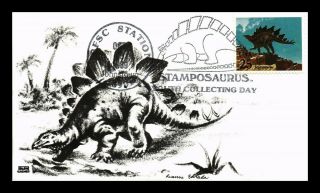 Us Cover Stamposaurus Youth Collecting Day Johnstown Dinosaurs Glen Cachet