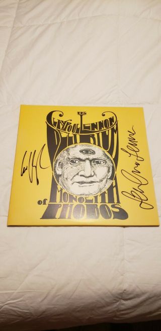 Signed Autographed The Claypool Lennon Delirium Monolith Of Phobos Vinyl Albumlp