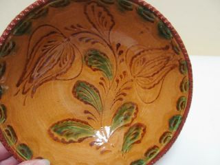 Ned Foltz Redware Pottery Double Tulip 7 