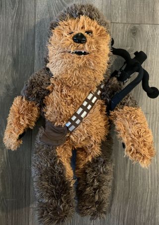 Talking Sound Chewbacca Plush Build A Bear Star Wars 22 " Laser