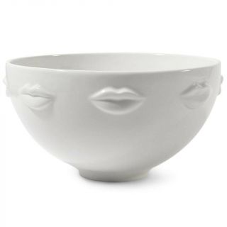 Jonathan Adler Muse Bowl - White Porcelain - 9 " W,  5 " H -