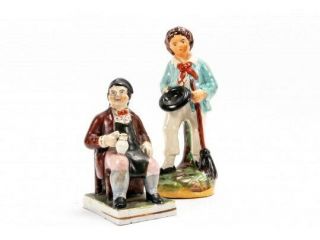 Antique 19th Century English Staffordshire Figurals