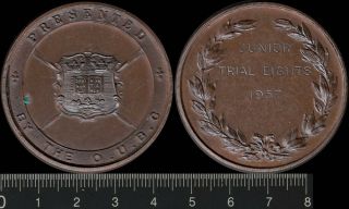 Great Britain: 1957 Oxford University Boat Club Medal Junior Trial Eights