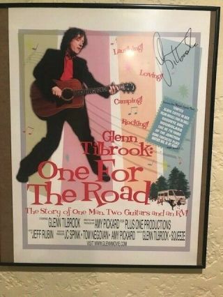 Signed Glenn Tilbrook Poster One For The Road Squeeze