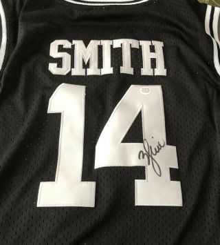 Autographed Will Smith Fresh Prince Of Bel Air Academy Basketball Jersey W/