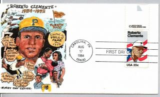 2097 Pittsburgh Pirates Baseball Star Roberto Clemente,  Carolina Puerto Rico