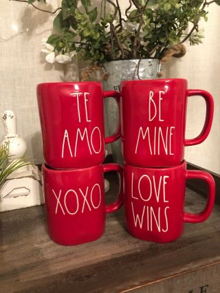 Rae Dunn Valentines Day Mug Bundle (4)