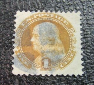 Nystamps Us Stamp 112 $175 Grill Blue Cancel D4x106