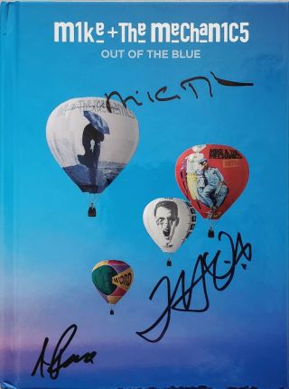 Mike And The Mechanics Autographed Signed Deluxe Out Of The Blue Cd Rutherford