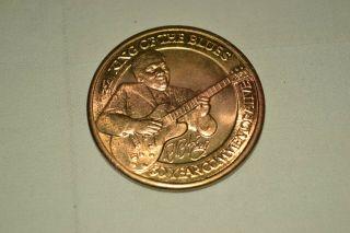 1989 Vintage B.  B.  King Of The Blue 50 Year Commemorative Coin Medallion Token Sas