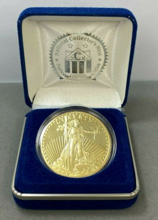 1933 Double Eagle $20 Gold Plated Fantasy Coin National Collector 