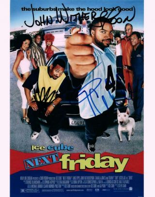 Next Friday John Witherspoon Ice Cube Mike Epps Signed 8x10 Photo Picture,