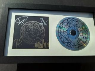 Of Mice & Men Band Earth And Sky Signed,  Framed Cd Album