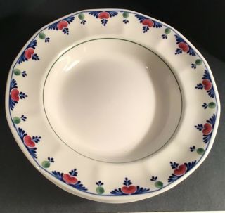 Adams English Ironstone Veruschka Set Of 4 Rimmed Soup Bowls
