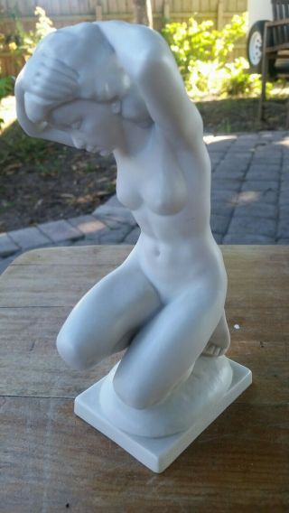 Rare Hutschenreuther Porcelain Nude By Karl Tutter Figurine Art Deco