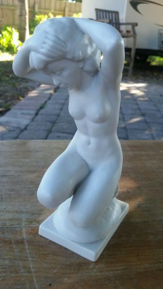 Rare Hutschenreuther Porcelain Nude by Karl Tutter figurine Art Deco 3