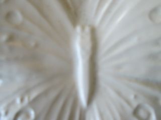 WALL POCKET PLANTER VASE Vintage NELSON MCCOY ART pottery white BUTTERFLY lovely 2