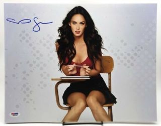Megan Fox Signed 11x14 Photo Autographed Psa/dna Itp Certified Girl
