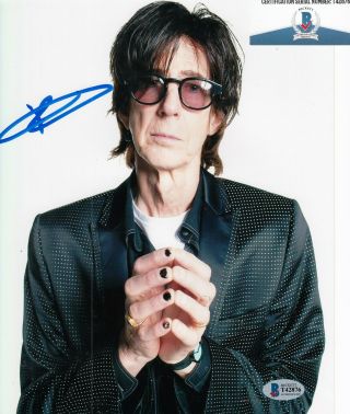 Ric Ocasek Signed (the Cars) Just What I Needed 8x10 Photo Bas Beckett T42876