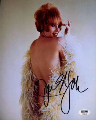 Jill St John Psa Dna Hand Signed 8x10 Photo Autograph James Bond
