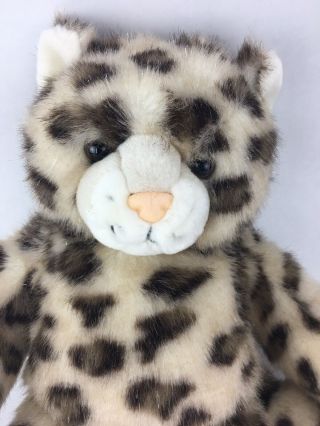Build a Bear Sparkly Snow Leopard Plush Multi - colored Stuffed Animal 2