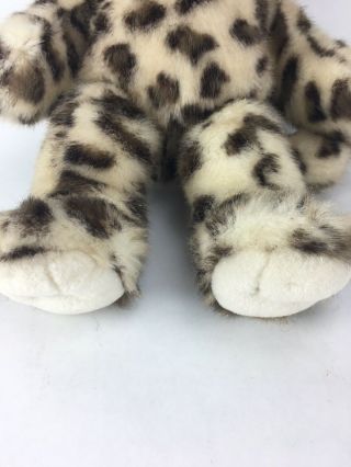Build a Bear Sparkly Snow Leopard Plush Multi - colored Stuffed Animal 3