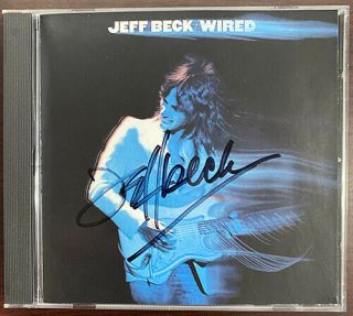 Jeff Beck Wired Cd Signed Autographed